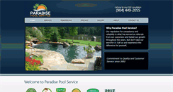 Desktop Screenshot of paradisepoolservice.net